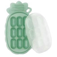 Haakaa Pineapple Silicone Nibble Tray - Pea Green